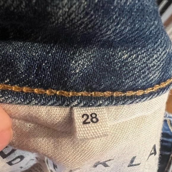 Derek Lam 10 Crosby Jane Embroidered Ankle Jeans 28 - Picture 15 of 16